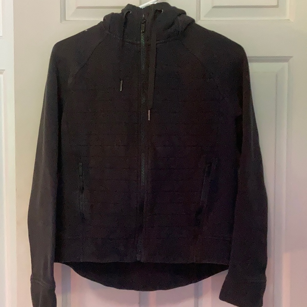 Lululemon Zip Hoodie, Black Size 4